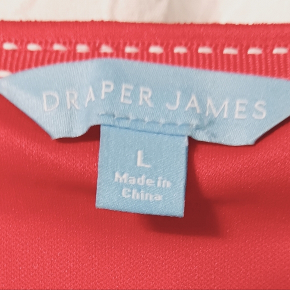 NWT Women's Draper James Short-Sleeve Knit Tee Dress With Pockets. Size L - Picture 7 of 11